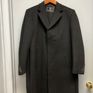S.Cohen Montreal Men’s ‘Hamilton’ Full Length Fully Lined Wool/Cashmere Coat